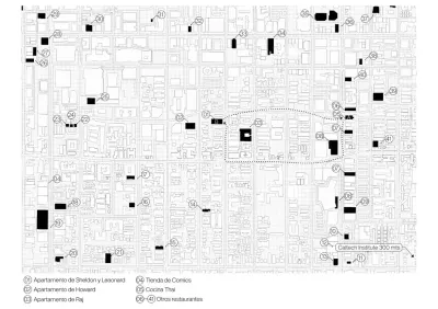 Pasadena, California, EEUU. Escala_ 1:10.000 en A5